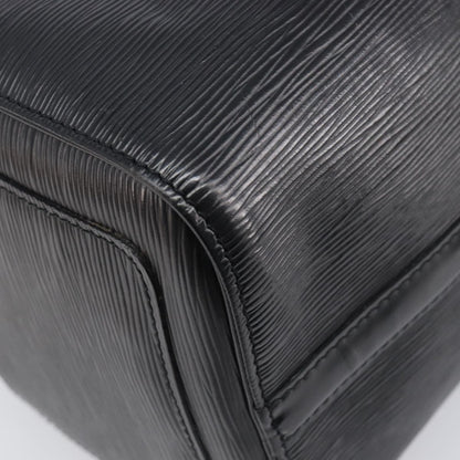Louis Vuitton Speedy Epi Leather, Black, Leather, Handbag