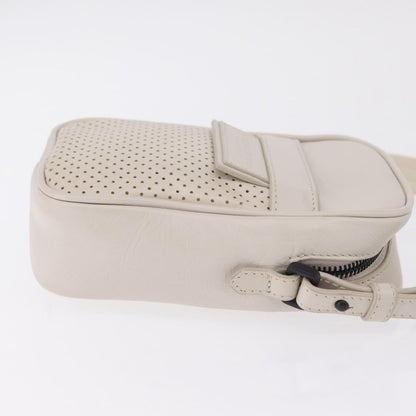 Bottega Veneta Shoulder Leather, White, Leather, Shoulder Bag