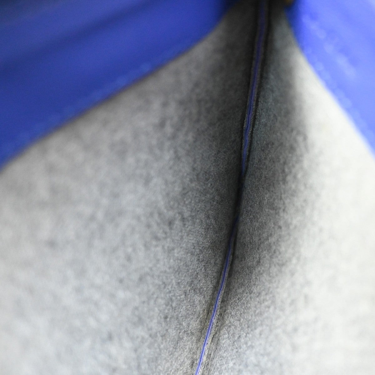 Celine Trio Leather, Blue, Leather, Shoulder Bag