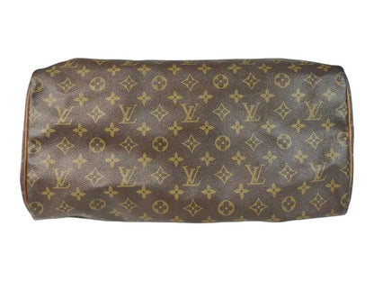 Louis Vuitton Speedy Monogram, Brown, Canvas, Handbag