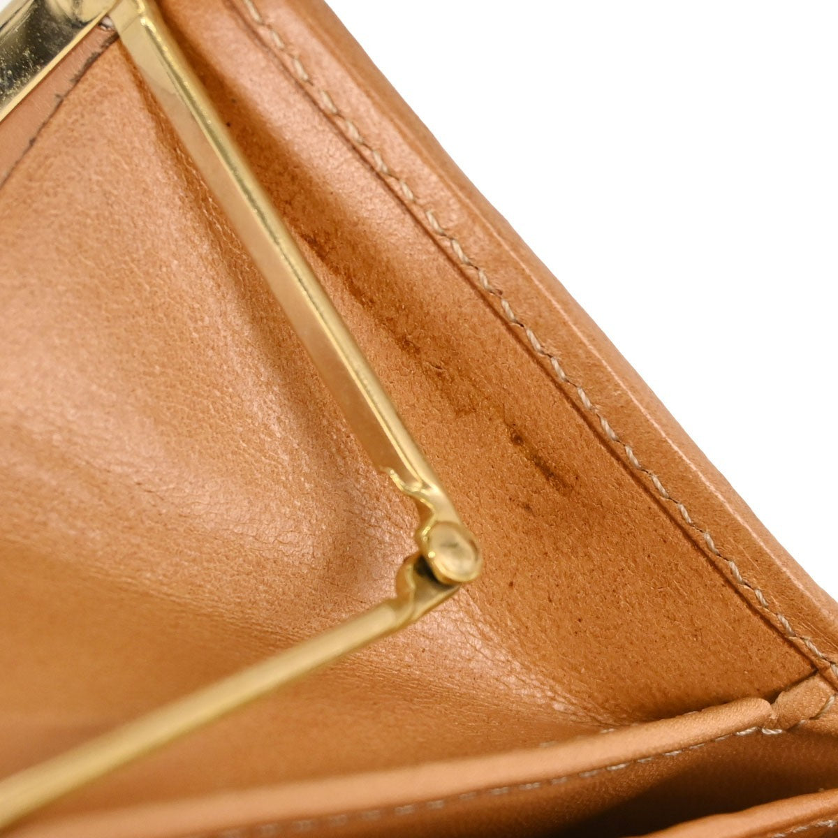 Celine Bifold Triomphe Coated Canvas, Brown, PVC, Wallet