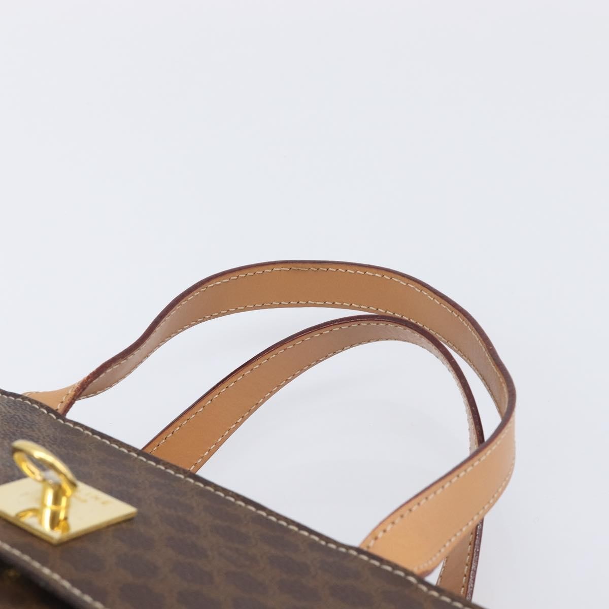 Celine Handbag Canvas, Brown, Canvas, Handbag