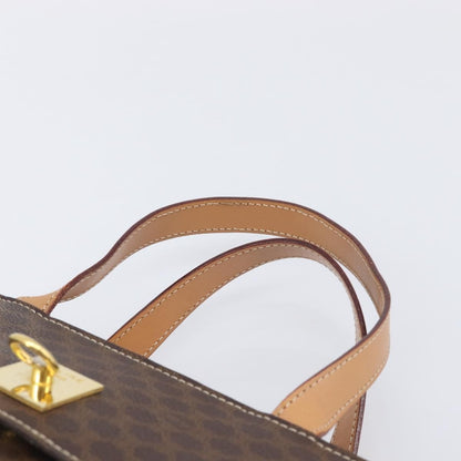 Celine Handbag Canvas, Brown, Canvas, Handbag