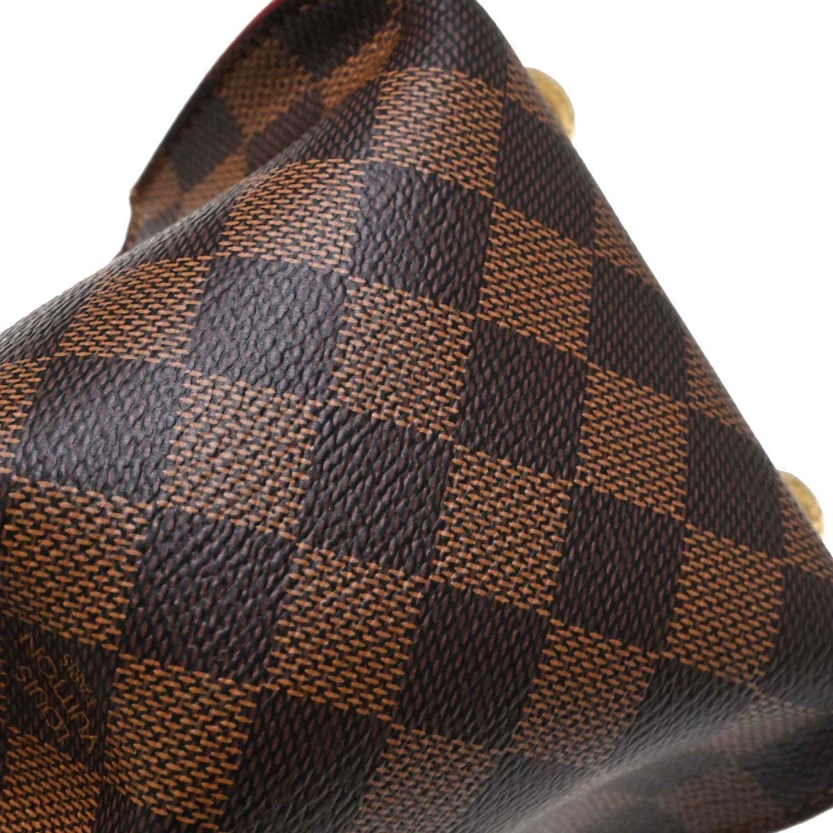 Louis Vuitton Caissa Hobo Damier with Leather, Brown, Canvas, Shoulder Bag