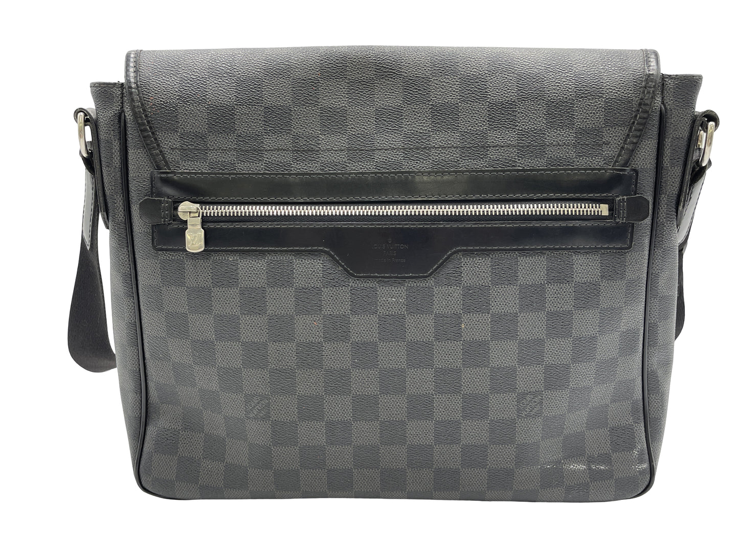 Louis Vuitton Daniel Messenger Damier Graphite, Black, Canvas, Shoulder Bag