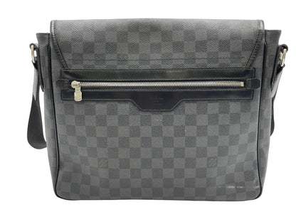 Louis Vuitton Daniel Messenger Damier Graphite, Black, Canvas, Shoulder Bag