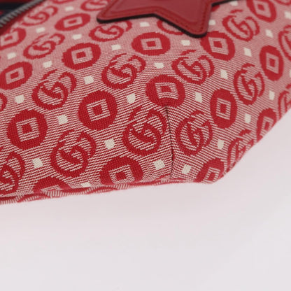 Gucci Children's Belt Printed GG Coated Canvas, Red, Canvas, Handbag