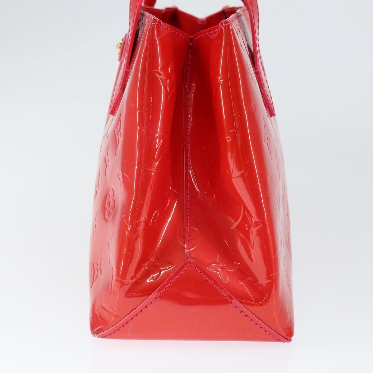 Louis Vuitton Wilshire Monogram Vernis, Pink, Patent Leather, Handbag