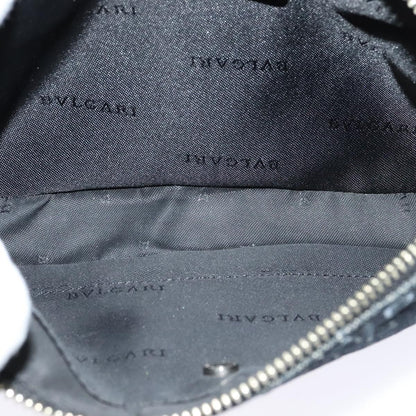 Bvlgari Logomania Canvas, Black, Canvas, Shoulder Bag