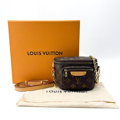Louis Vuitton Bum Monogram Canvas, Brown, Canvas, Clutch