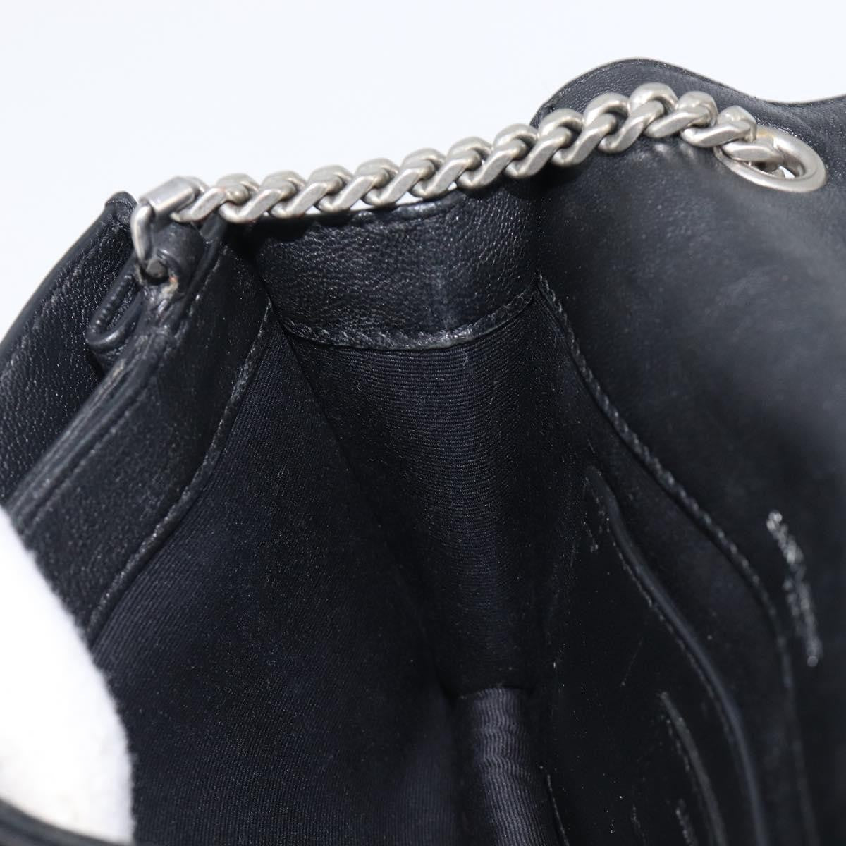 Saint Laurent West Hollywood Leather, Black, Leather, Shoulder Bag