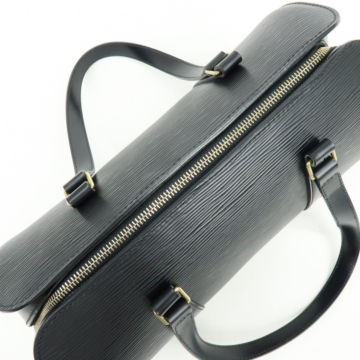 Louis Vuitton Soufflot Epi Leather, Black, Leather, Tote Bag