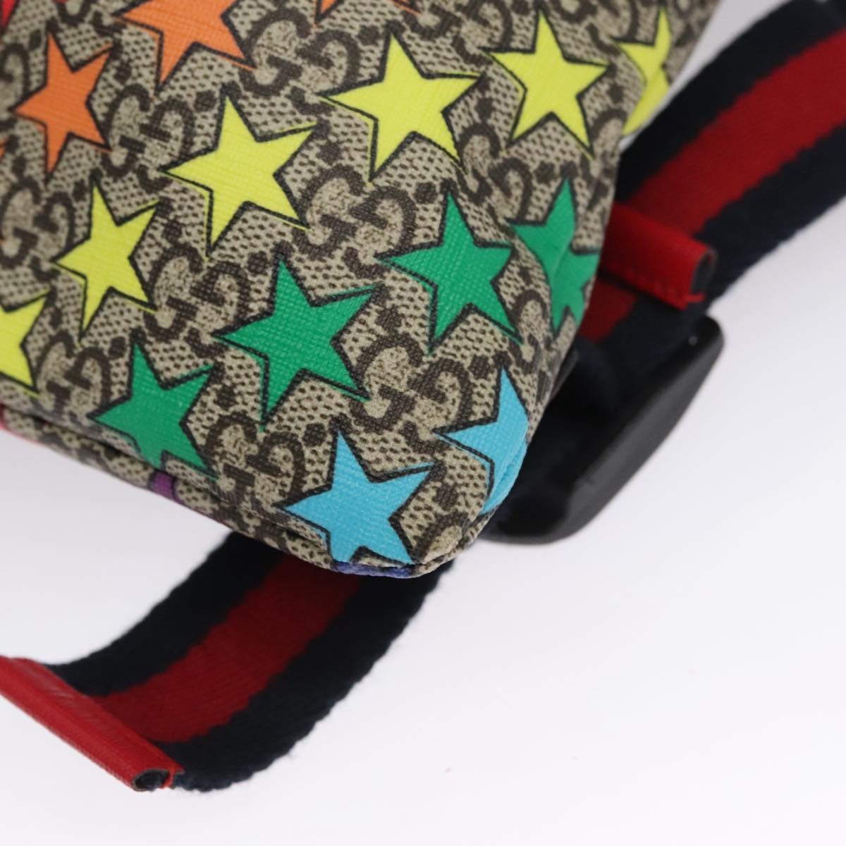 Gucci Children's Drawstring Printed GG Coated Canvas, Multicolour, Canvas, Backpack