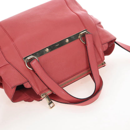 Chloe Bridget Convertible Satchel Leather, Pink, Leather, Handbag