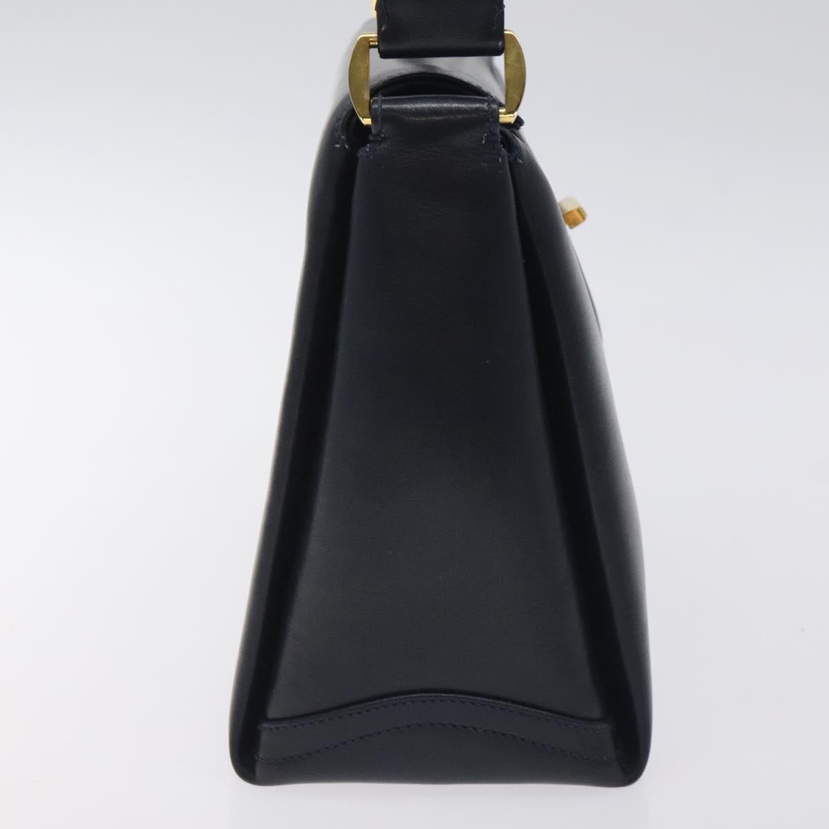 Gucci D-Ring leather, Navy, Leather, Handbag