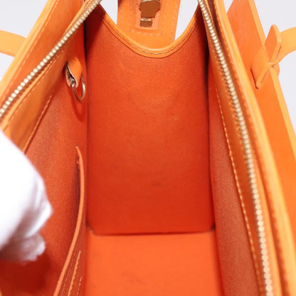 Louis Vuitton Croisette Damier with Braided Detail, Orange, Leather, Tote Bag