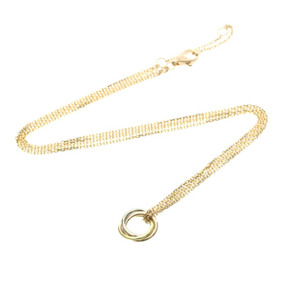 Cartier Trinity Choker 18K Tricolor Gold, Gold, Gold, Necklace