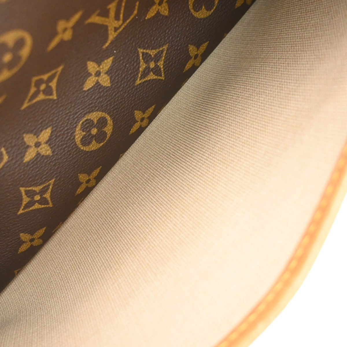 Louis Vuitton Deauville Monogram Canvas, Brown, Canvas, Handbag
