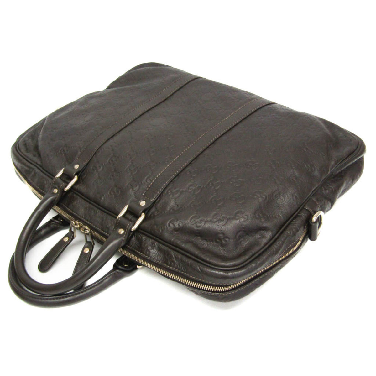 Gucci Convertible Guccissima Leather, Brown, Leather, Briefcase