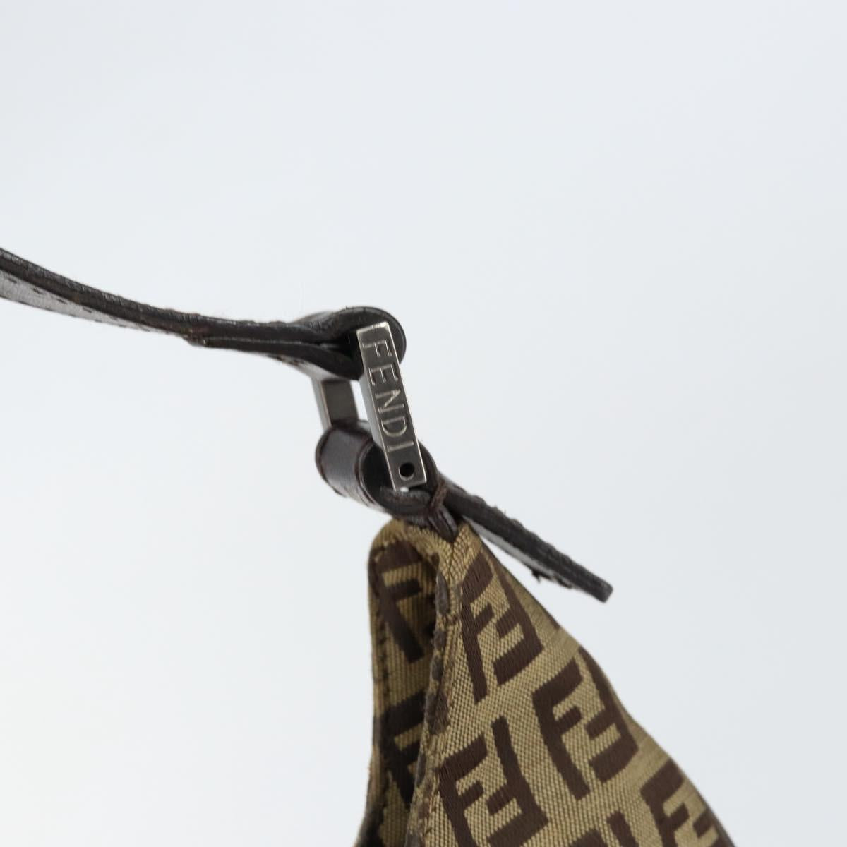 Fendi Mamma Baguette Zucca canvas, BROWN, CANVAS, Handbag
