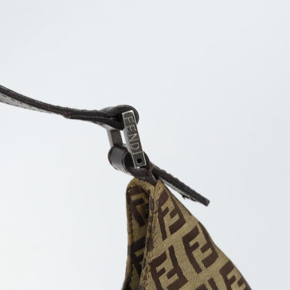 Fendi Mamma Baguette Zucca canvas, BROWN, CANVAS, Handbag