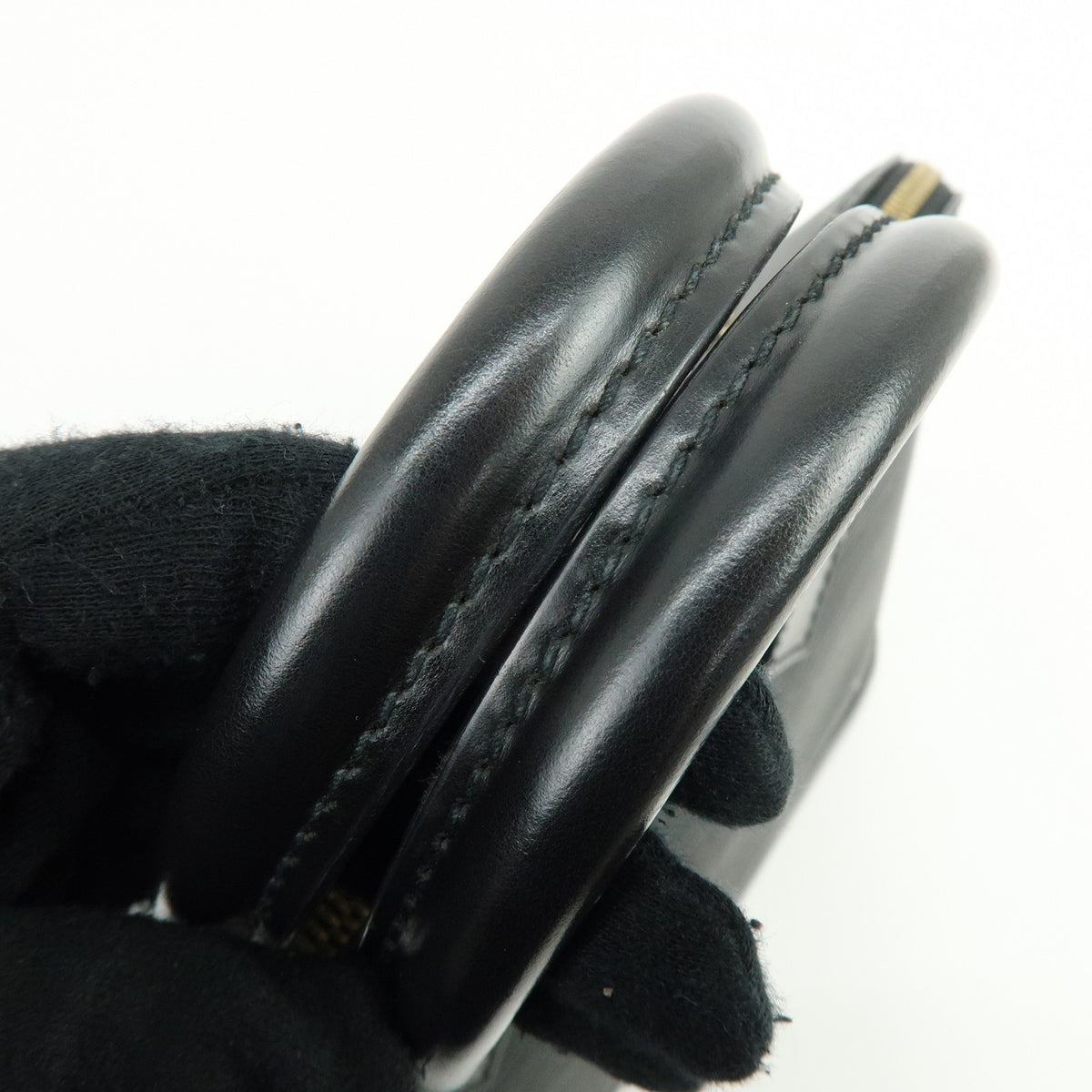 Louis Vuitton Vintage Alma Epi Leather, Black, Leather, Handbag
