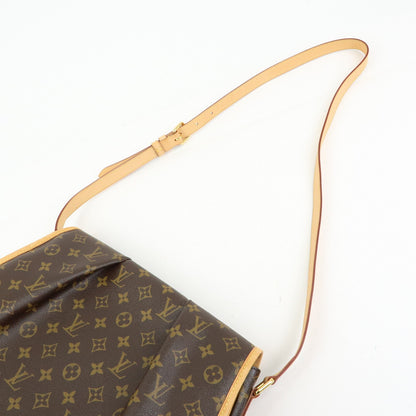Louis Vuitton Menilmontant Monogram Canvas, Brown, Canvas, Handbag