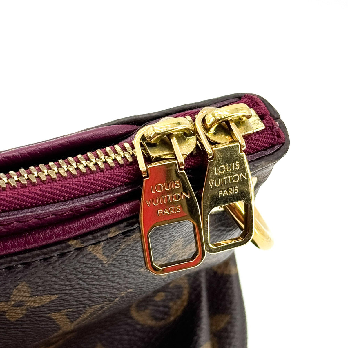 Louis Vuitton Pallas Shopper Monogram Canvas and Calfskin, Brown, Canvas, Tote Bag