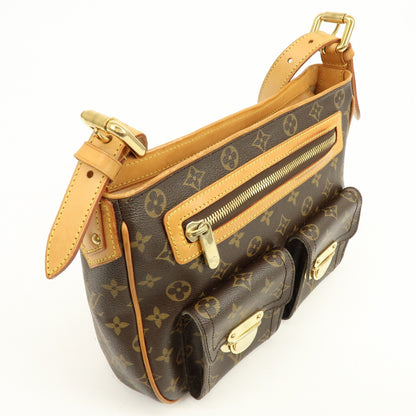 Louis Vuitton Hudson Monogram Canvas, Brown, Canvas, Handbag
