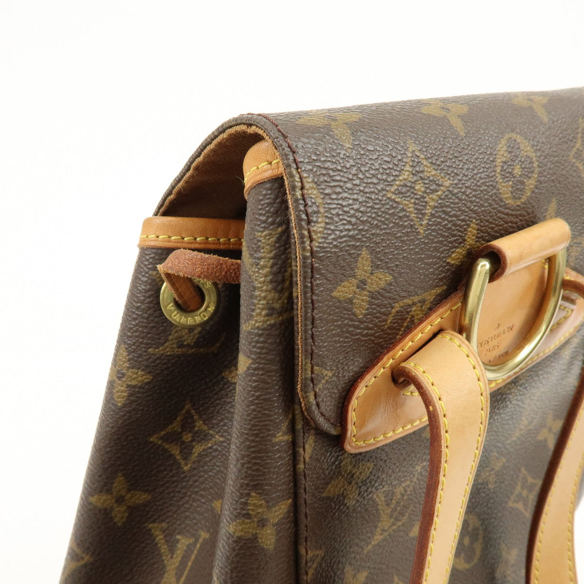 Louis Vuitton Vintage Montsouris Monogram Canvas, Brown, Canvas, Backpack