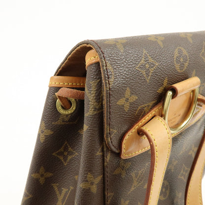 Louis Vuitton Vintage Montsouris Monogram Canvas, Brown, Canvas, Backpack