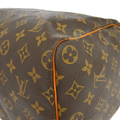 Louis Vuitton Speedy Monogram Canvas, Brown, Canvas, Handbag