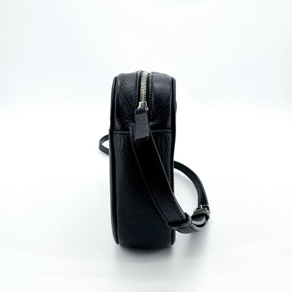 Balenciaga Everyday Camera Leather, Black, Leather, Handbag