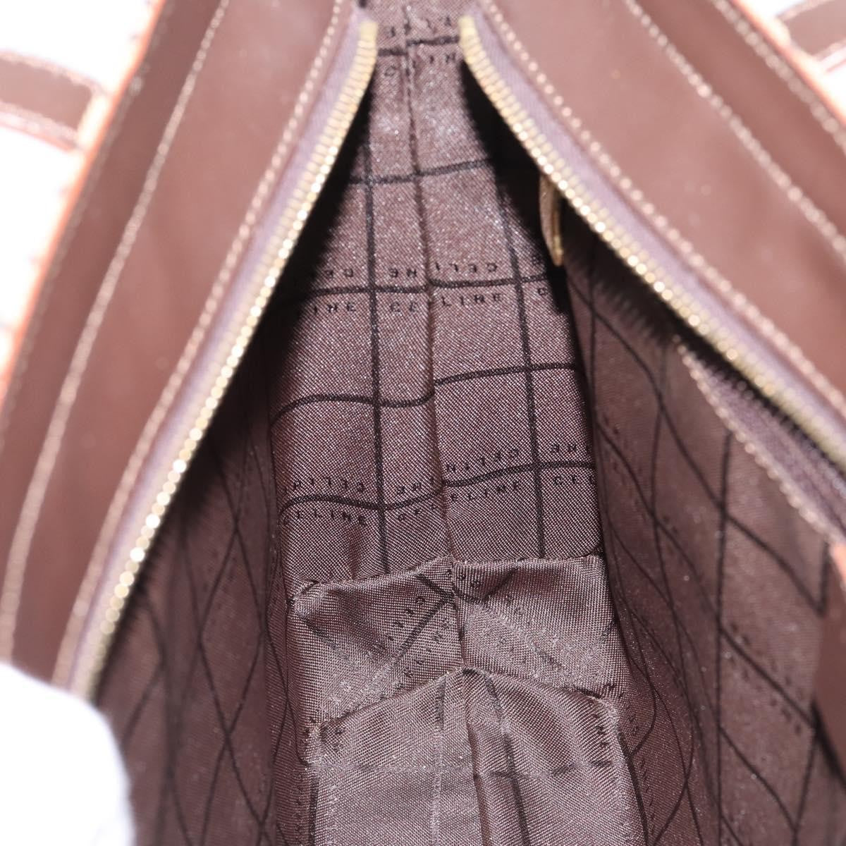 Celine C Macadam Canvas and Leather, Beige, Canvas, Tote Bag