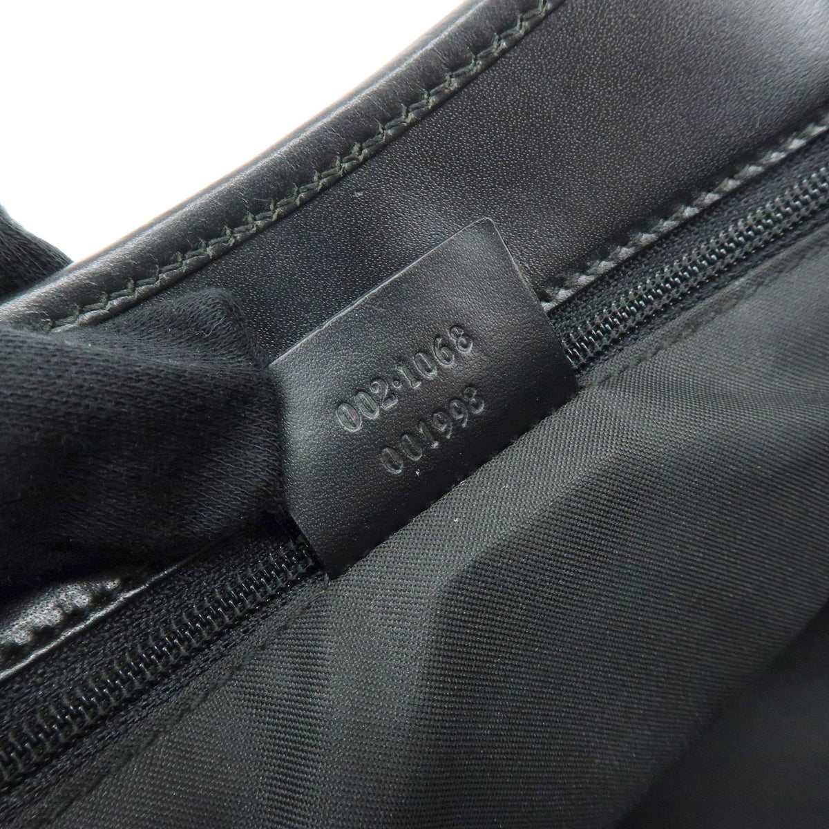 Gucci Piston Jackie O Hobo Leather, Black, Canvas, Handbag