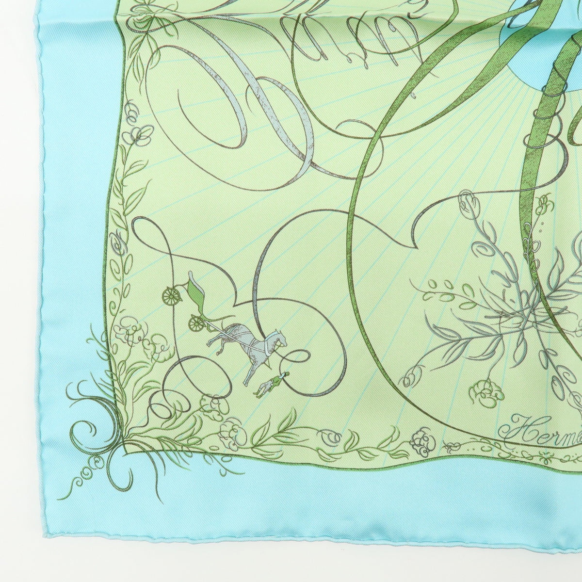 Hermes Carré 45 Les Capucines 100% Silk, Multicolour, Silk, Scarf