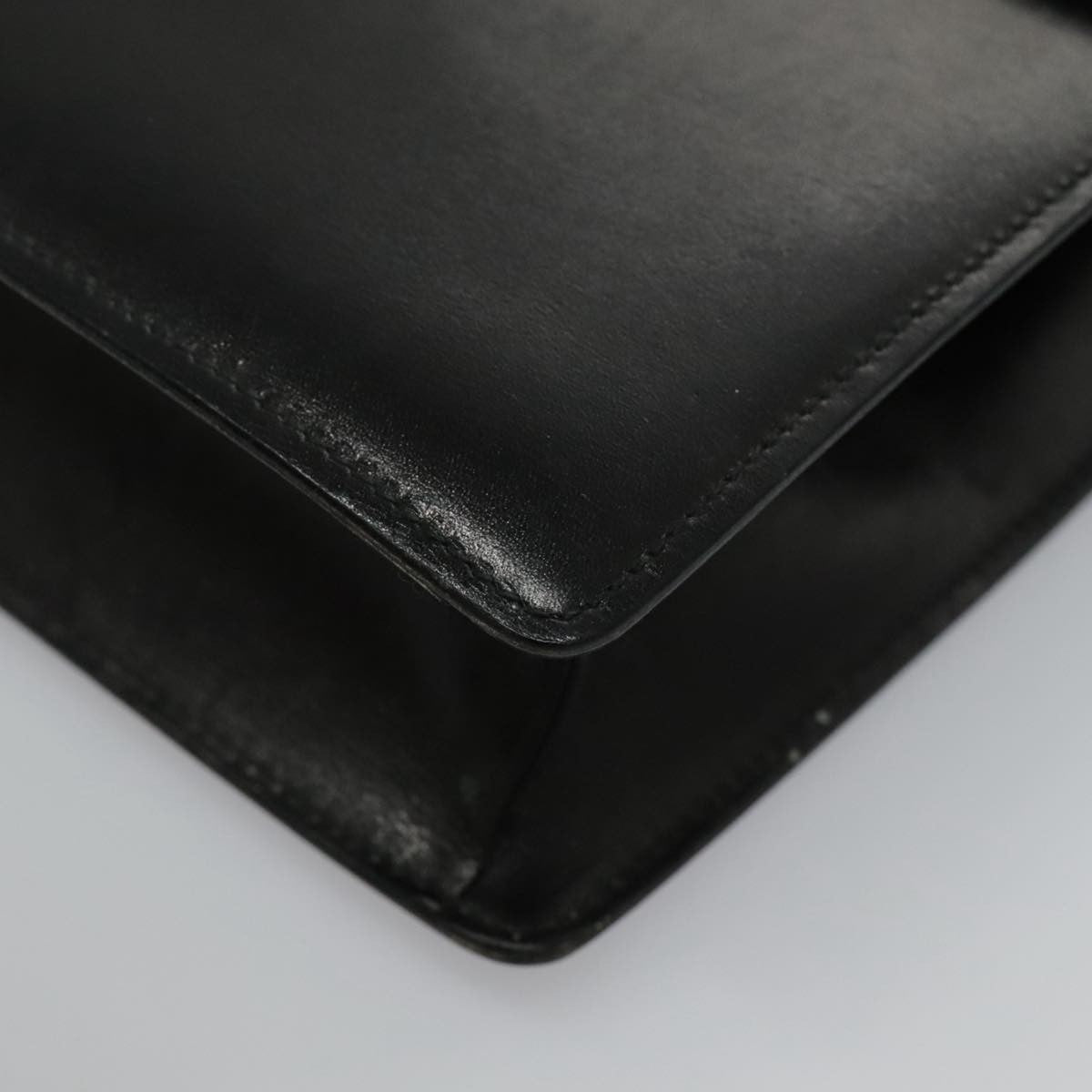 Gucci Shoulder Leather, Black, Leather, Shoulder Bag