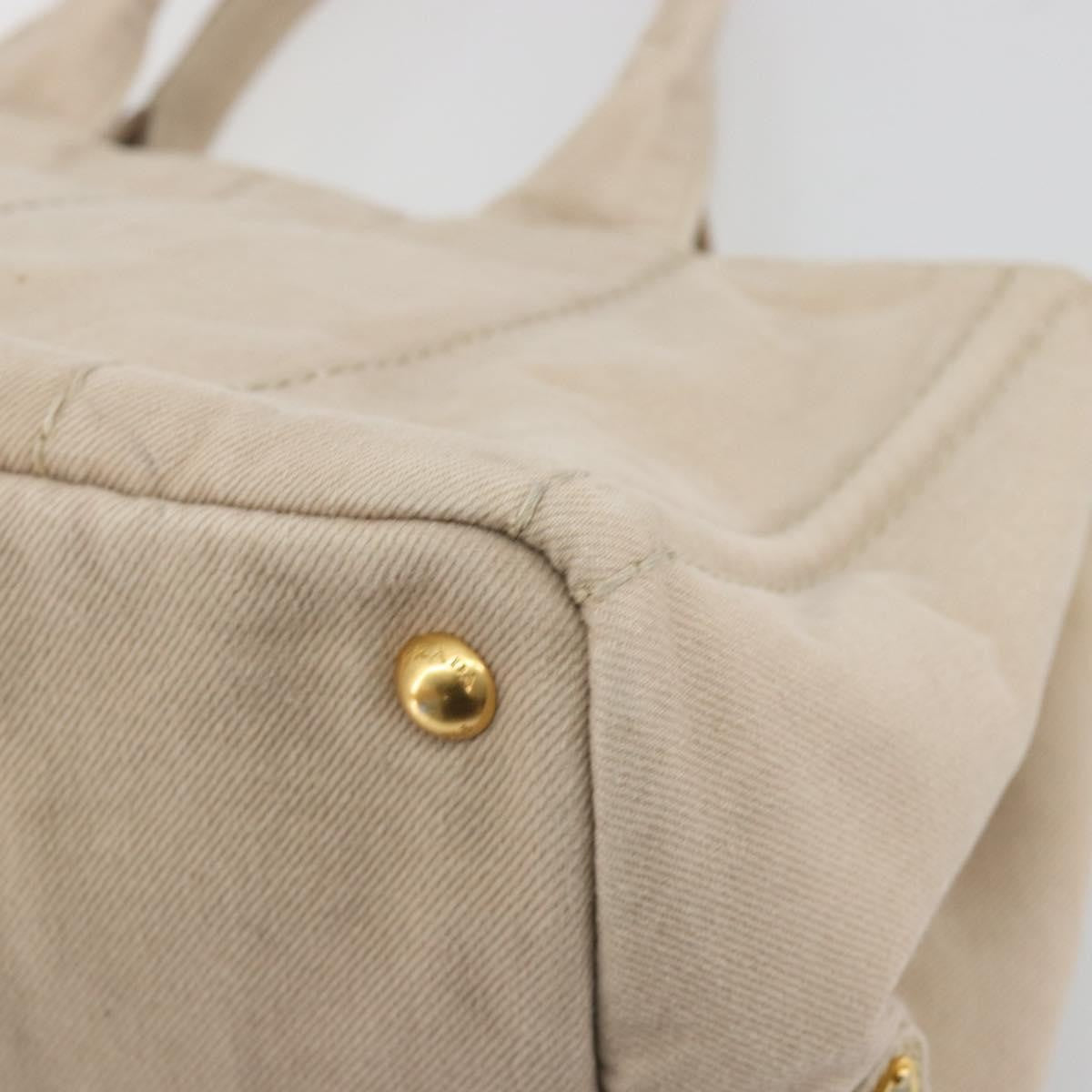 Prada Canapa Canvas, Beige, Canvas, Tote Bag