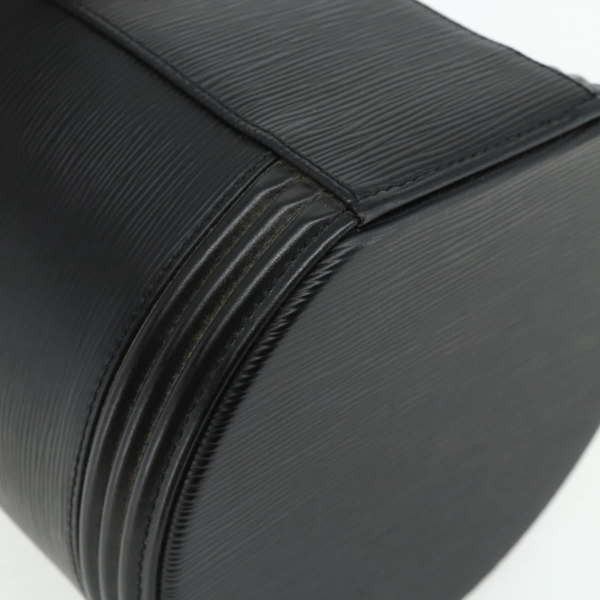 Louis Vuitton Cannes Epi Leather, Black, Leather, Handbag