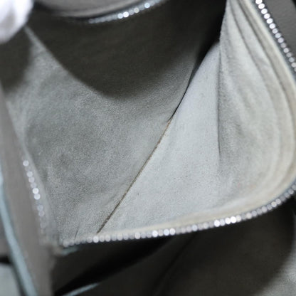 Celine Phantom Cabas Leather, Gray, Leather, Tote Bag