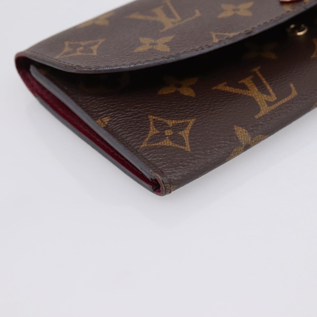 Louis Vuitton Emilie Monogram Canvas, Brown, Canvas, Wallet