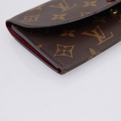 Louis Vuitton Emilie Monogram Canvas, Brown, Canvas, Wallet
