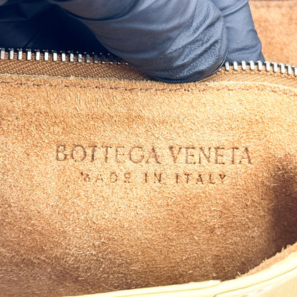 Bottega Veneta Cassette Maxi Intrecciato Leather, Yellow, Leather, Crossbody Bag