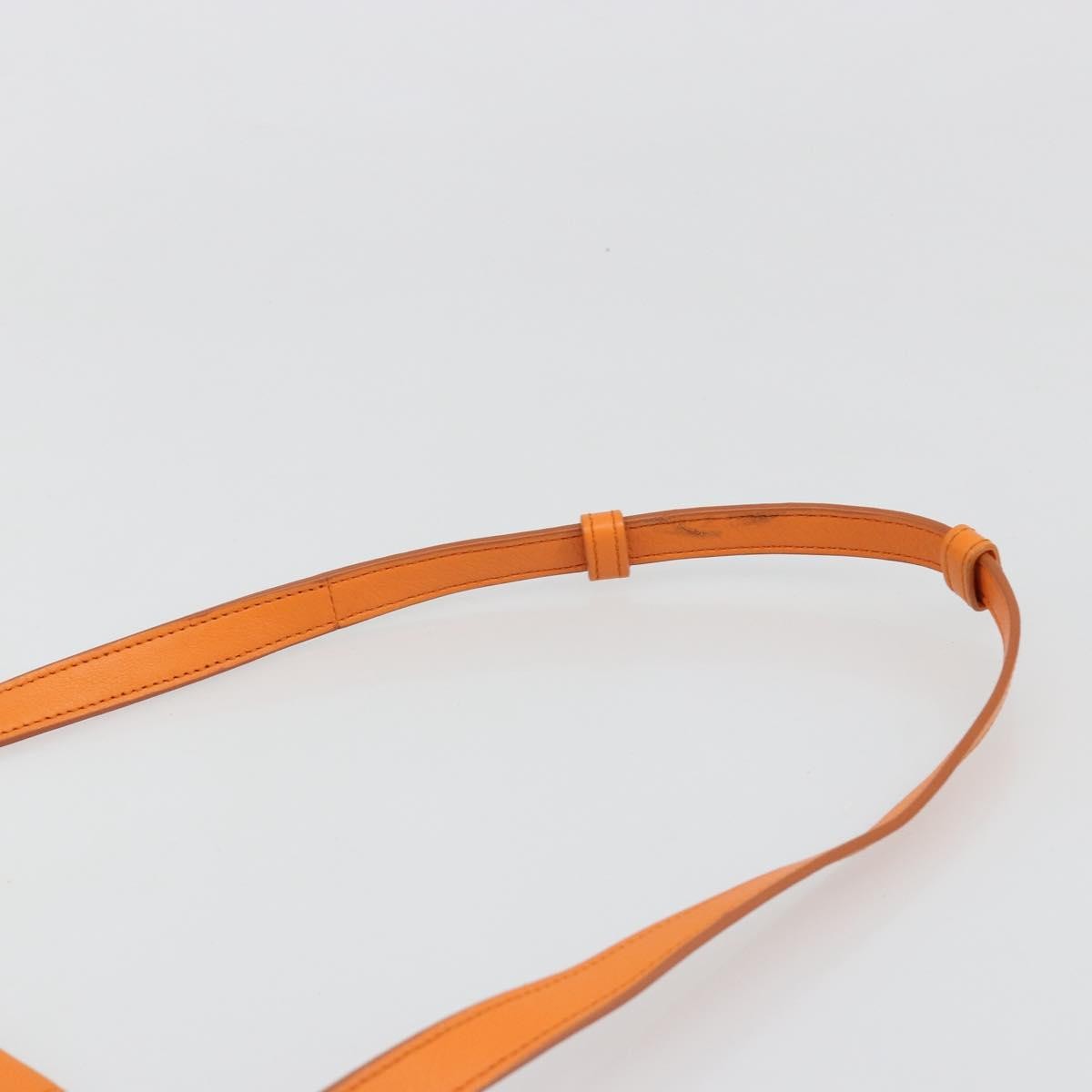 Saint Laurent Classic Y Cabas Leather, Orange, Leather, Tote Bag