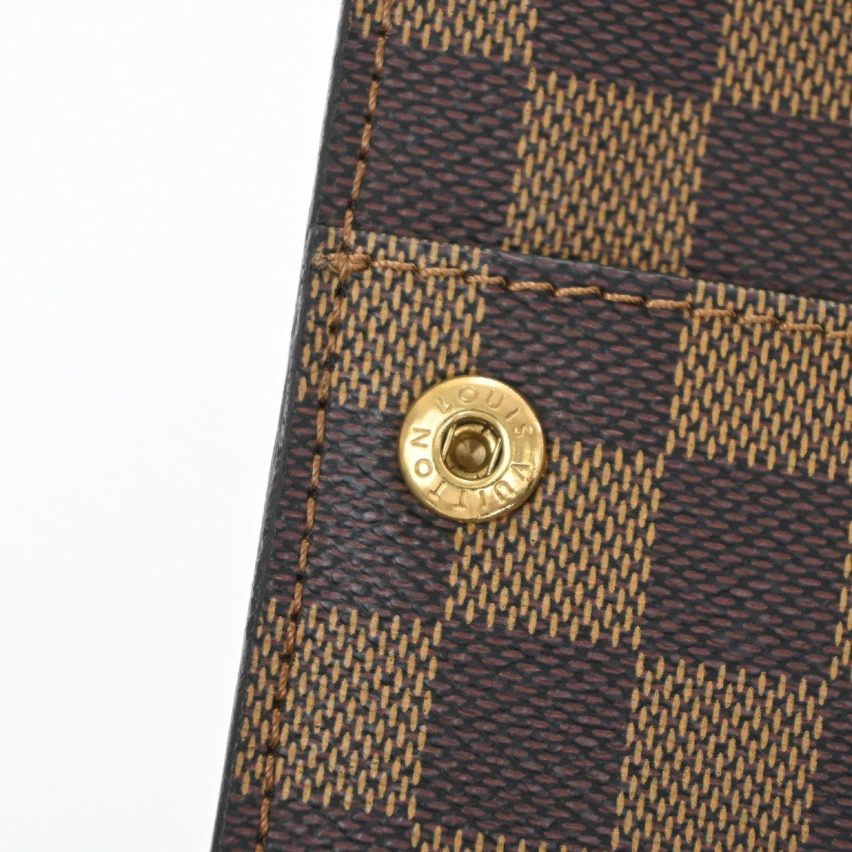 Louis Vuitton Portobello Messenger Damier, Brown, Canvas, Crossbody Bag