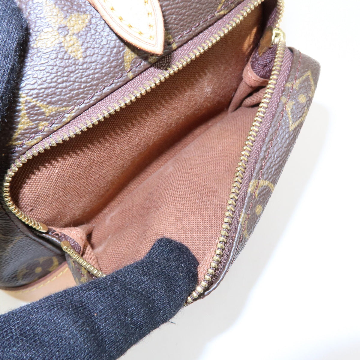 Louis Vuitton Vintage Montsouris Monogram Canvas, Brown, Canvas, Backpack