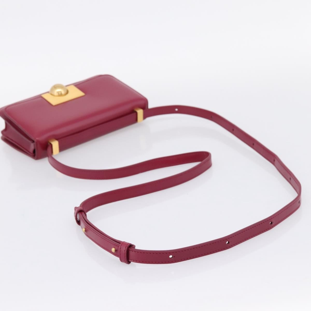 Bottega Veneta BV Classic Smooth Calfskin, Burgundy, Leather, Shoulder Bag