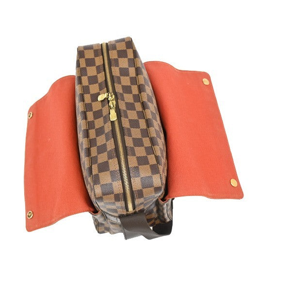 Louis Vuitton Naviglio Damier, Brown, Canvas, Shoulder Bag
