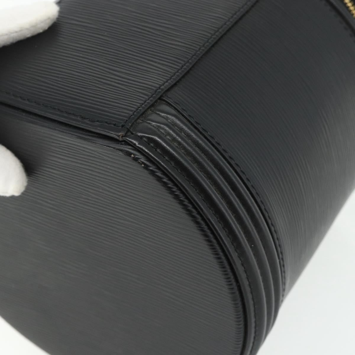 Louis Vuitton Cannes Epi Leather, Black, Leather, Handbag