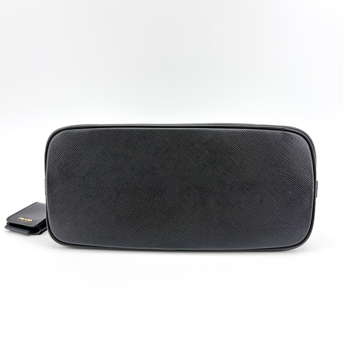 Prada Matinee Saffiano Leather, Black, Leather, Handbag